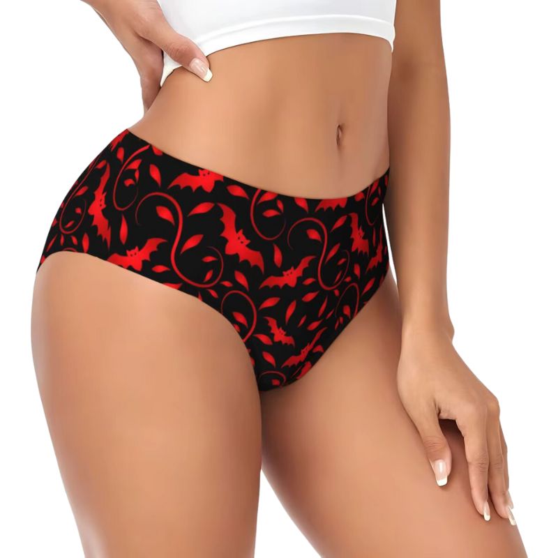 Bat Print Panties