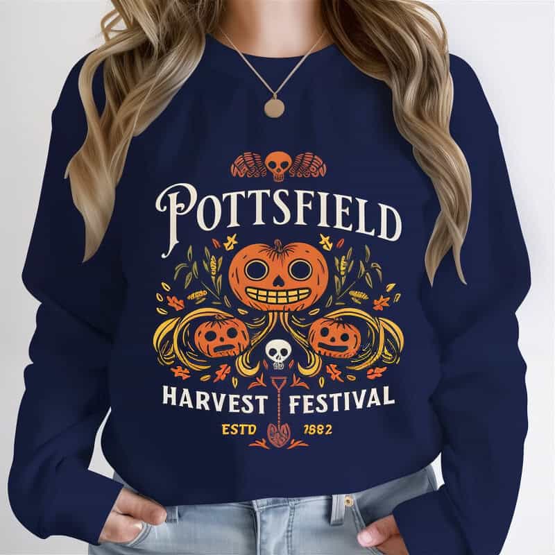 Blue Halloween Sweatshirt
