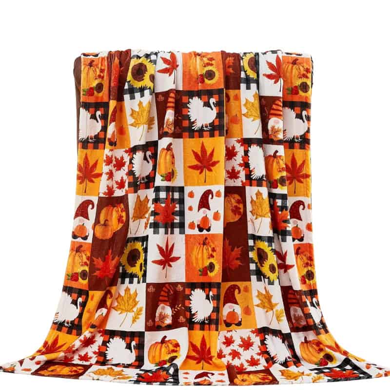Fall Halloween Blanket - Jack Pumpkin