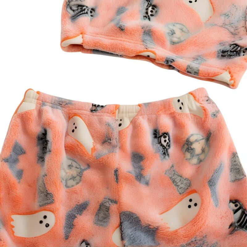 Fluffy Halloween Pajama Set - Jack Pumpkin