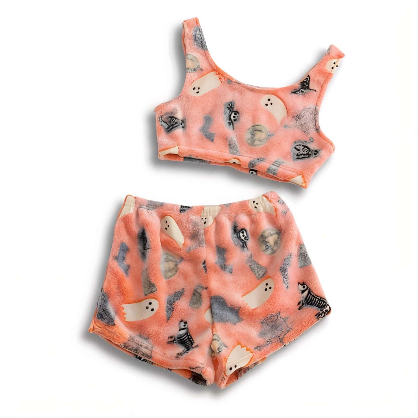 Fluffy Halloween Pajama Set - Jack Pumpkin