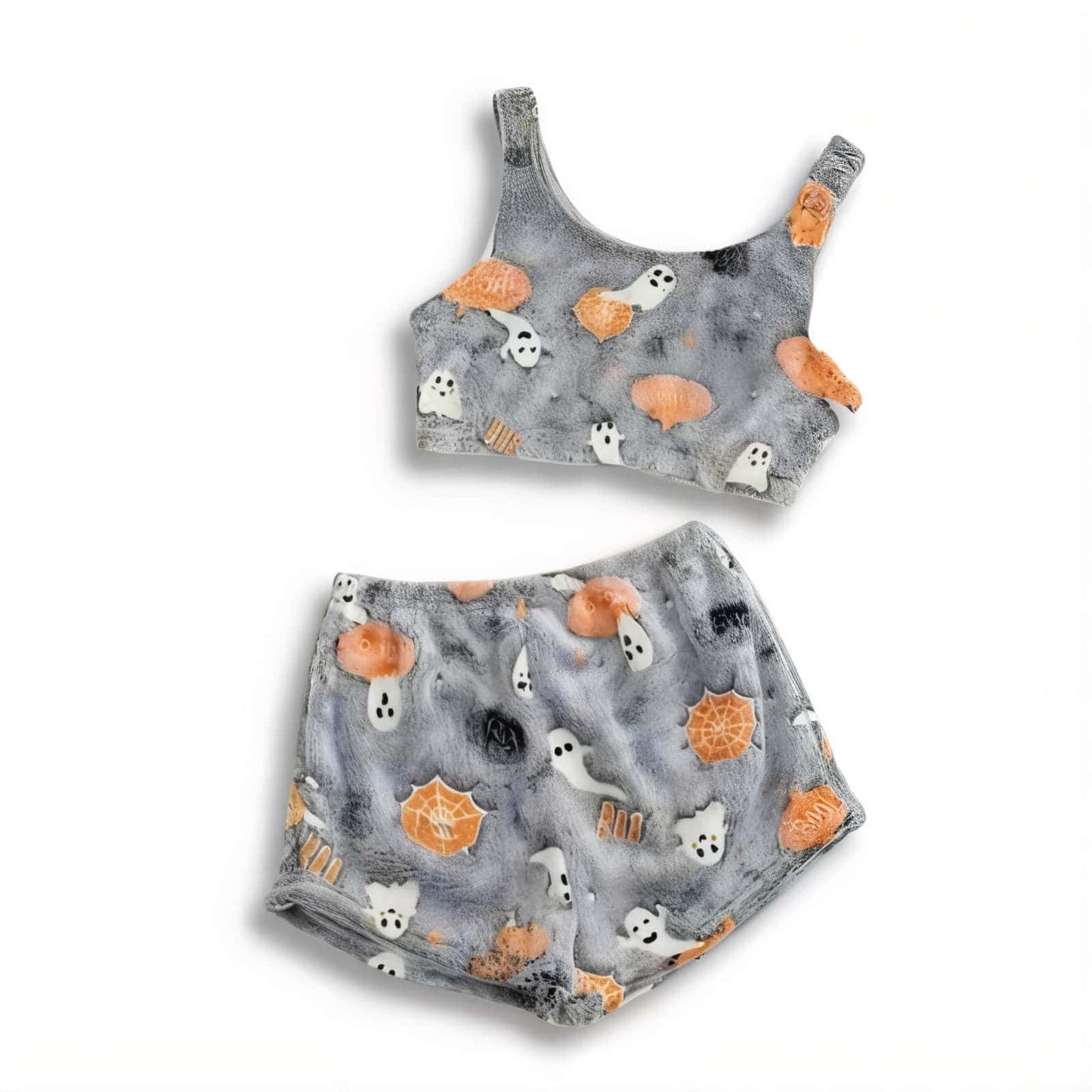 Fuzzy Halloween Pajamas - Jack Pumpkin