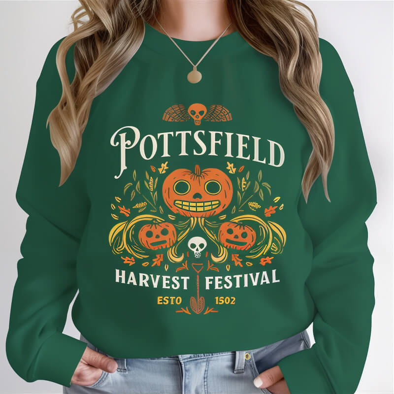 Green Halloween Sweatshirt