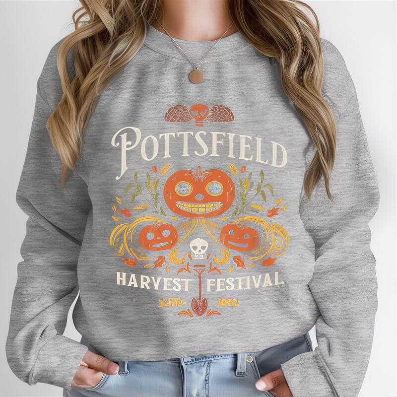 Grey Halloween Sweatshirt