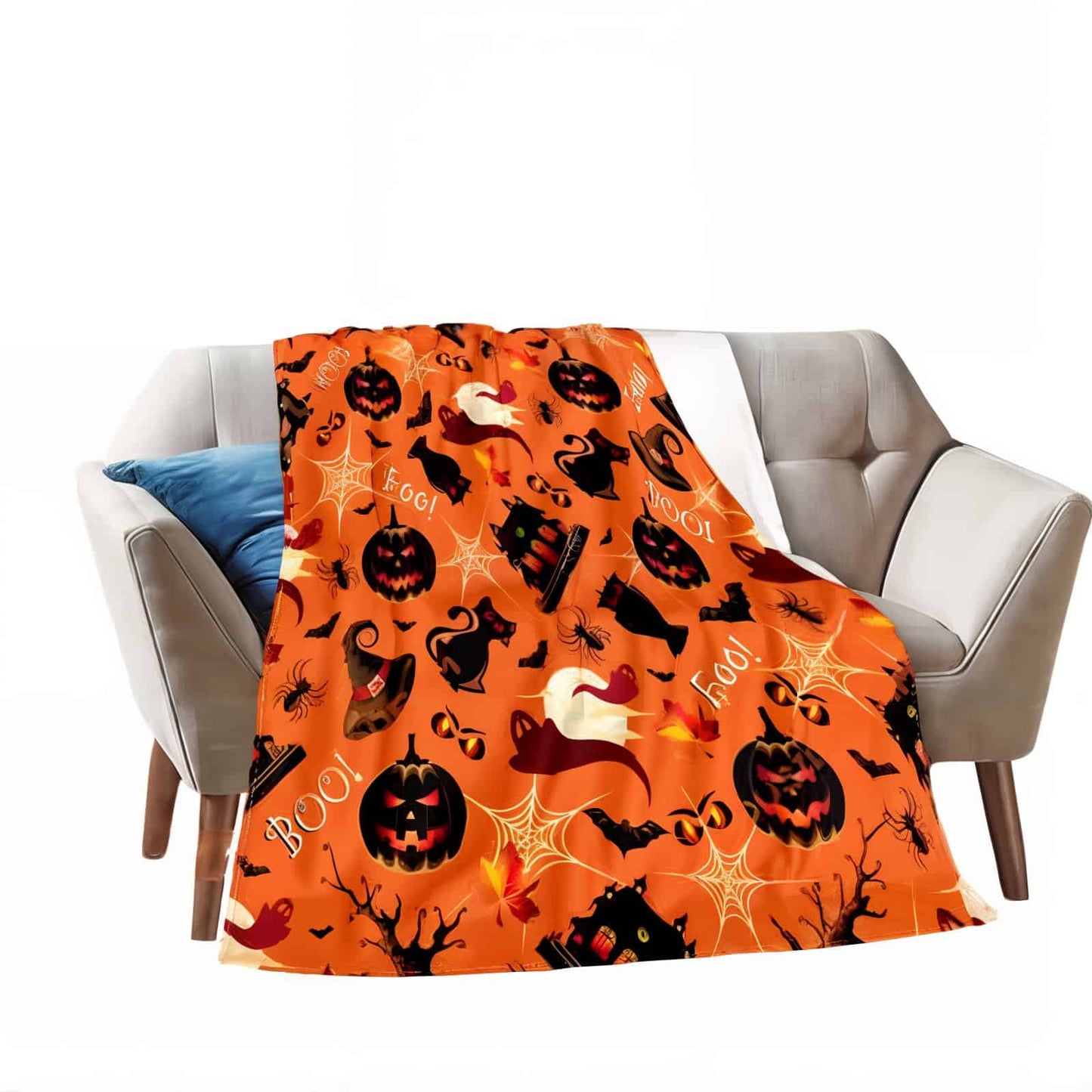Halloween Blanket Fleece - Jack Pumpkin