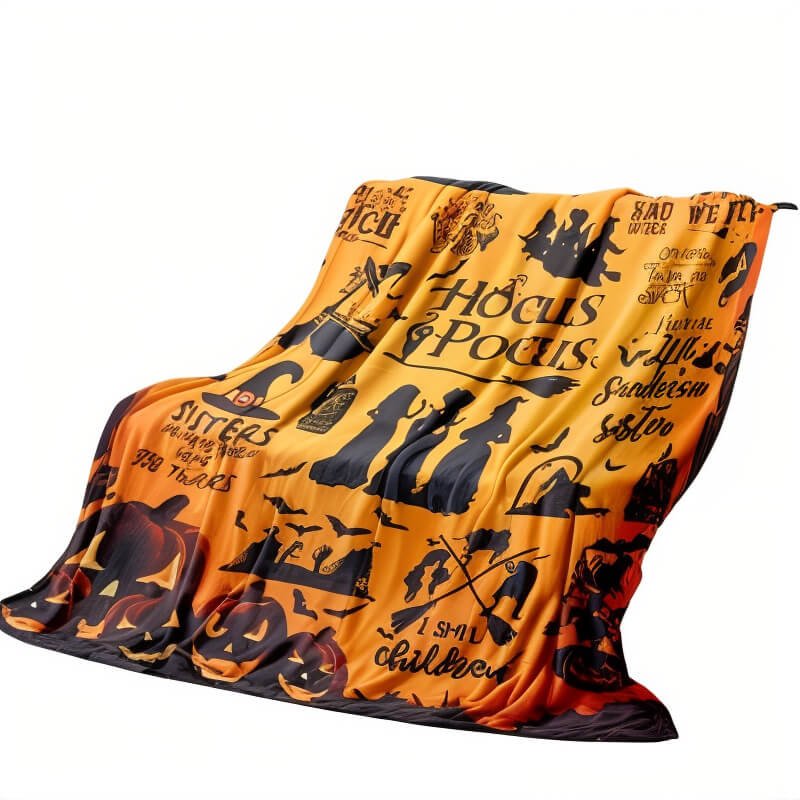 Halloween Blanket Hocus Pocus - Jack Pumpkin
