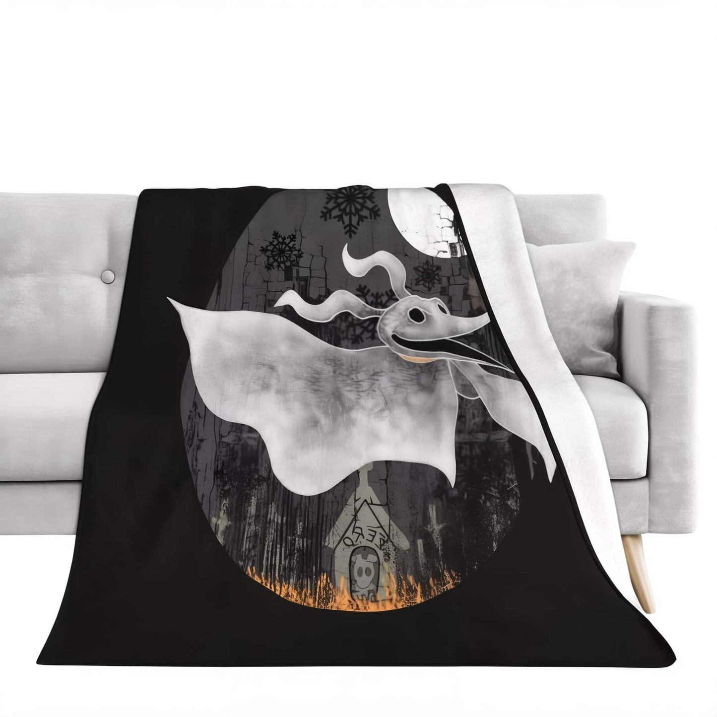 Halloween Blanket Nightmare Before Christmas - Jack Pumpkin