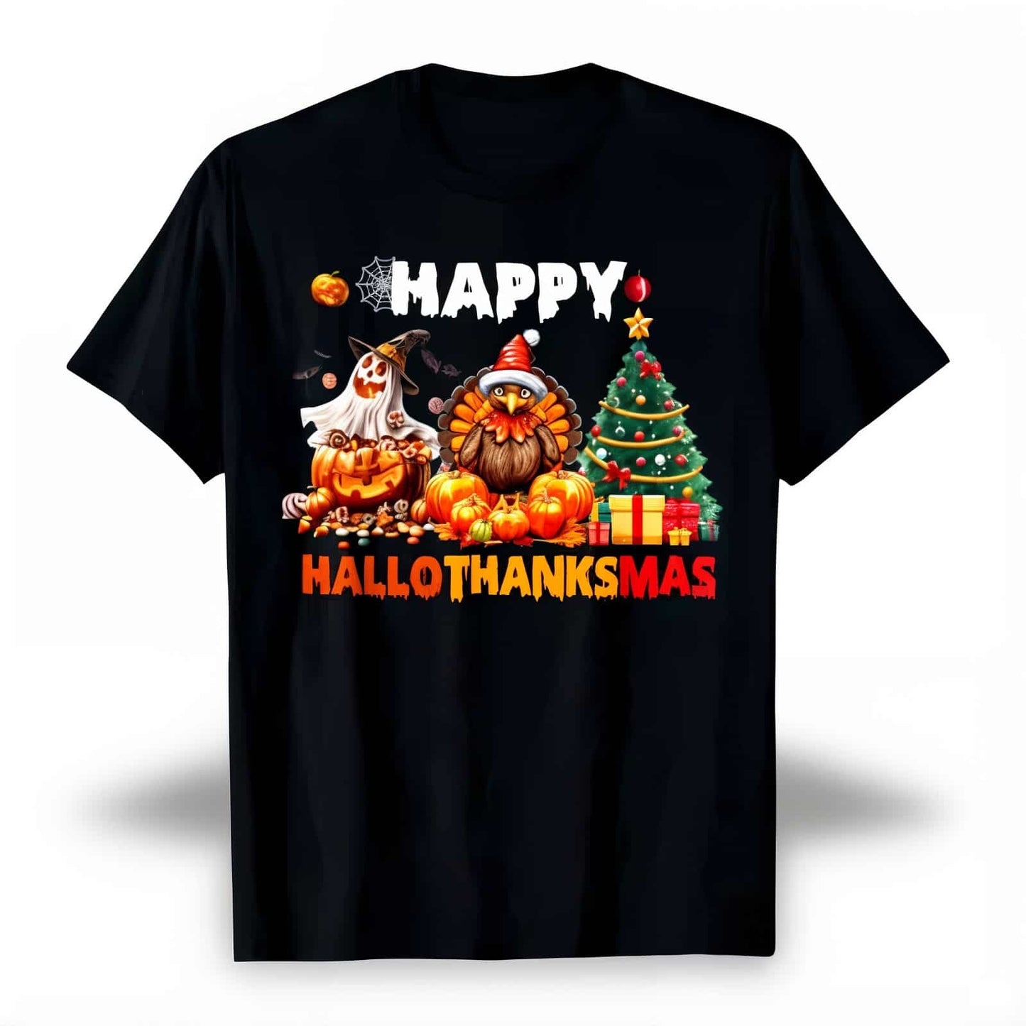Halloween Christmas Shirt - Jack Pumpkin
