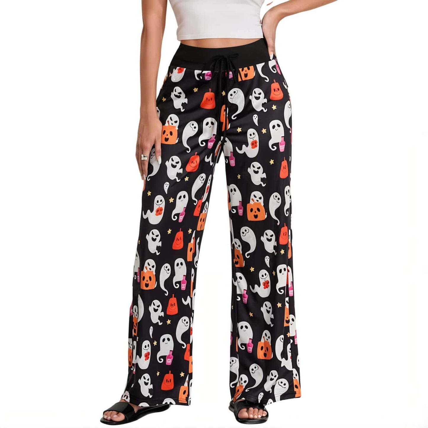 Halloween Ghost Pj Pants - Jack Pumpkin