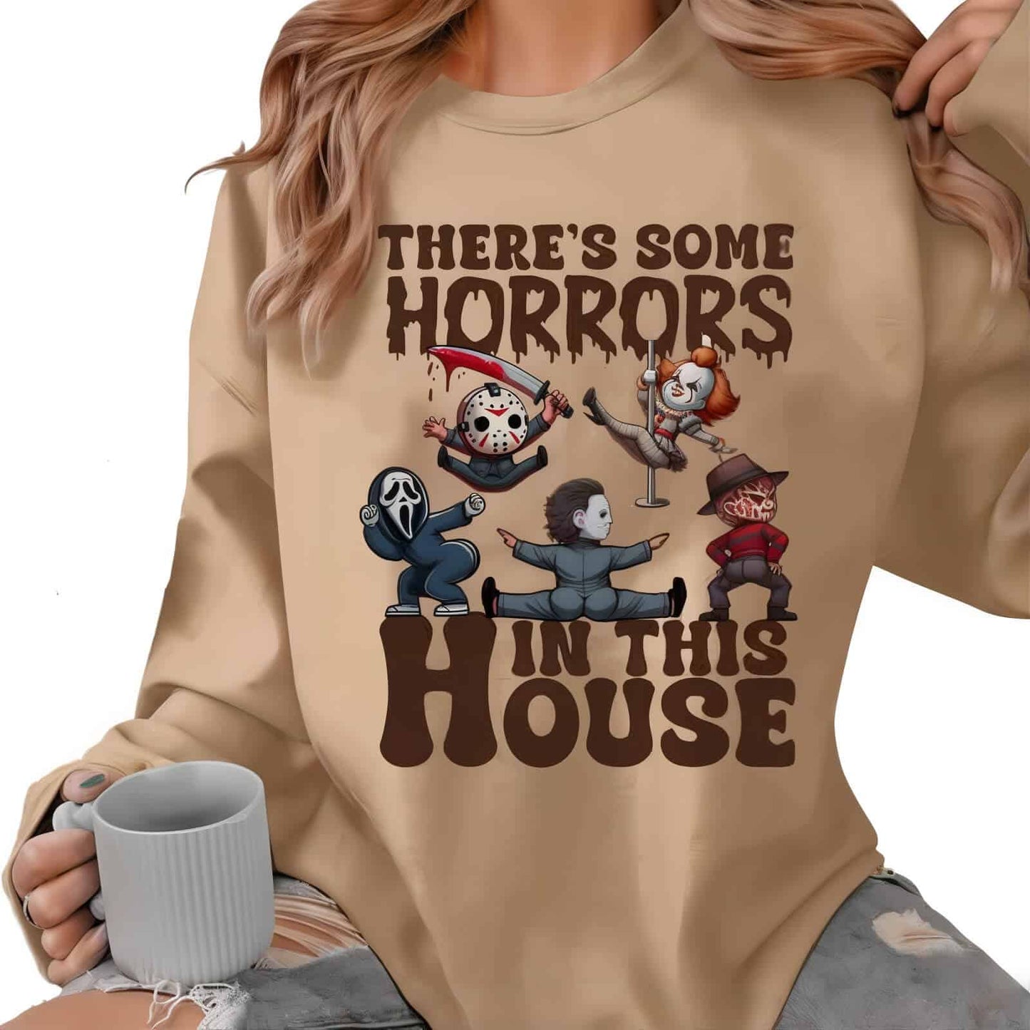 Halloween Horror Movie Sweatshirt - Jack Pumpkin