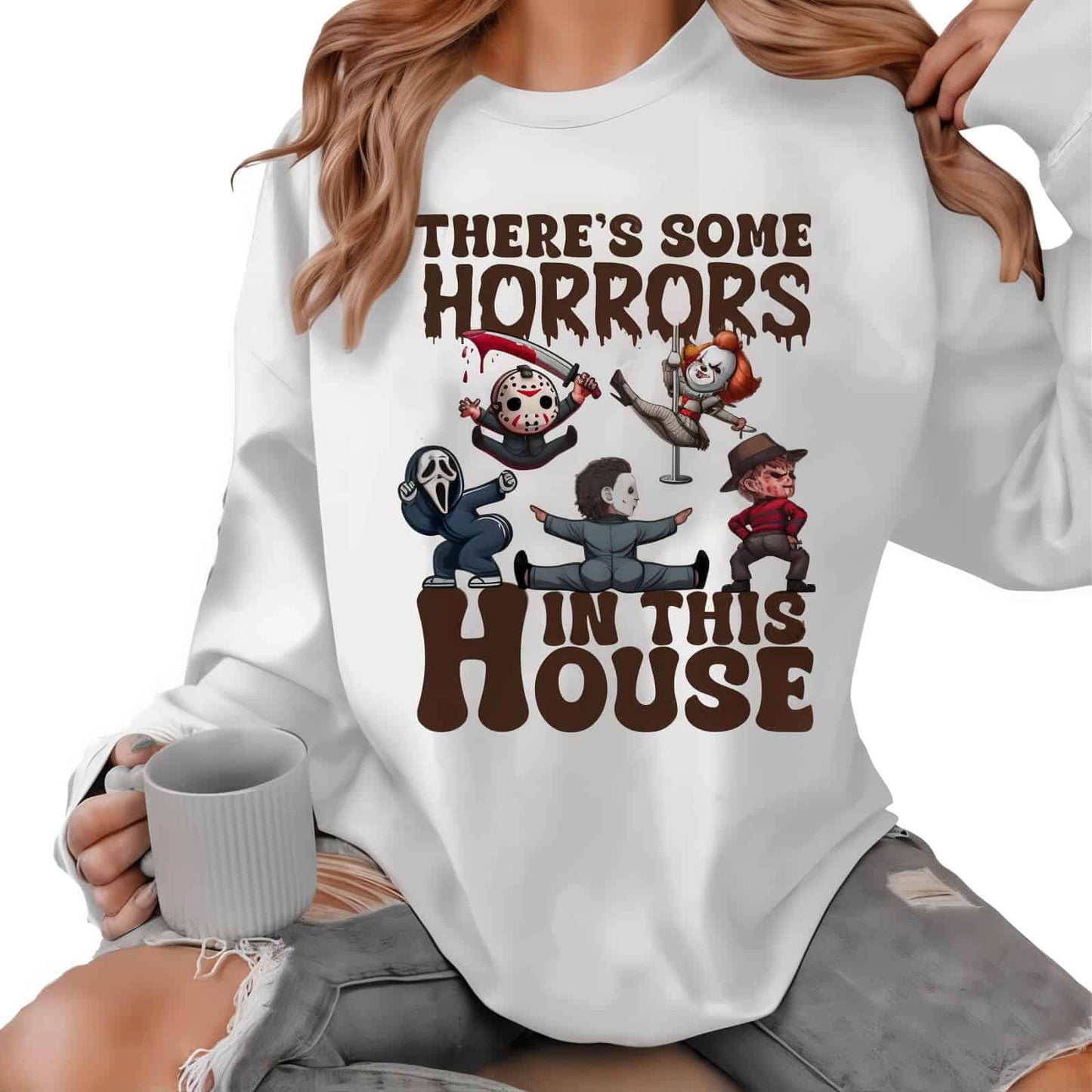 Halloween Horror Movie Sweatshirt - Jack Pumpkin