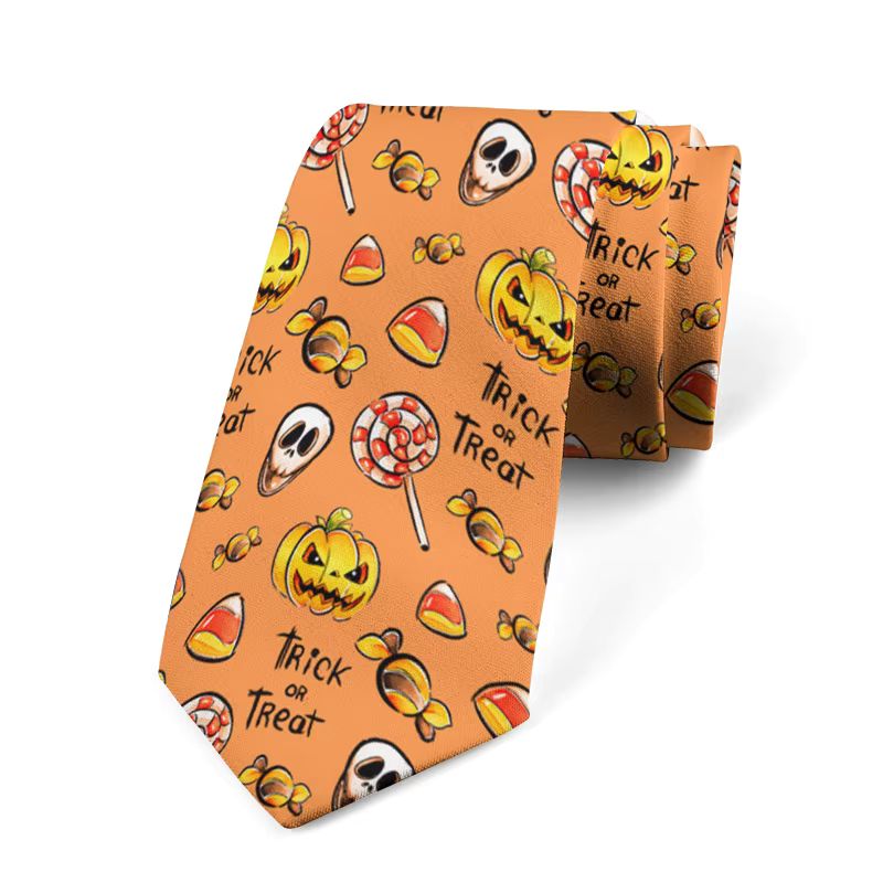 Halloween Orange Ties