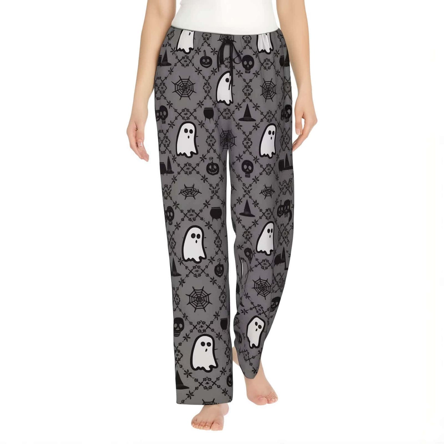 Halloween Pajama Pants Grey - Jack Pumpkin