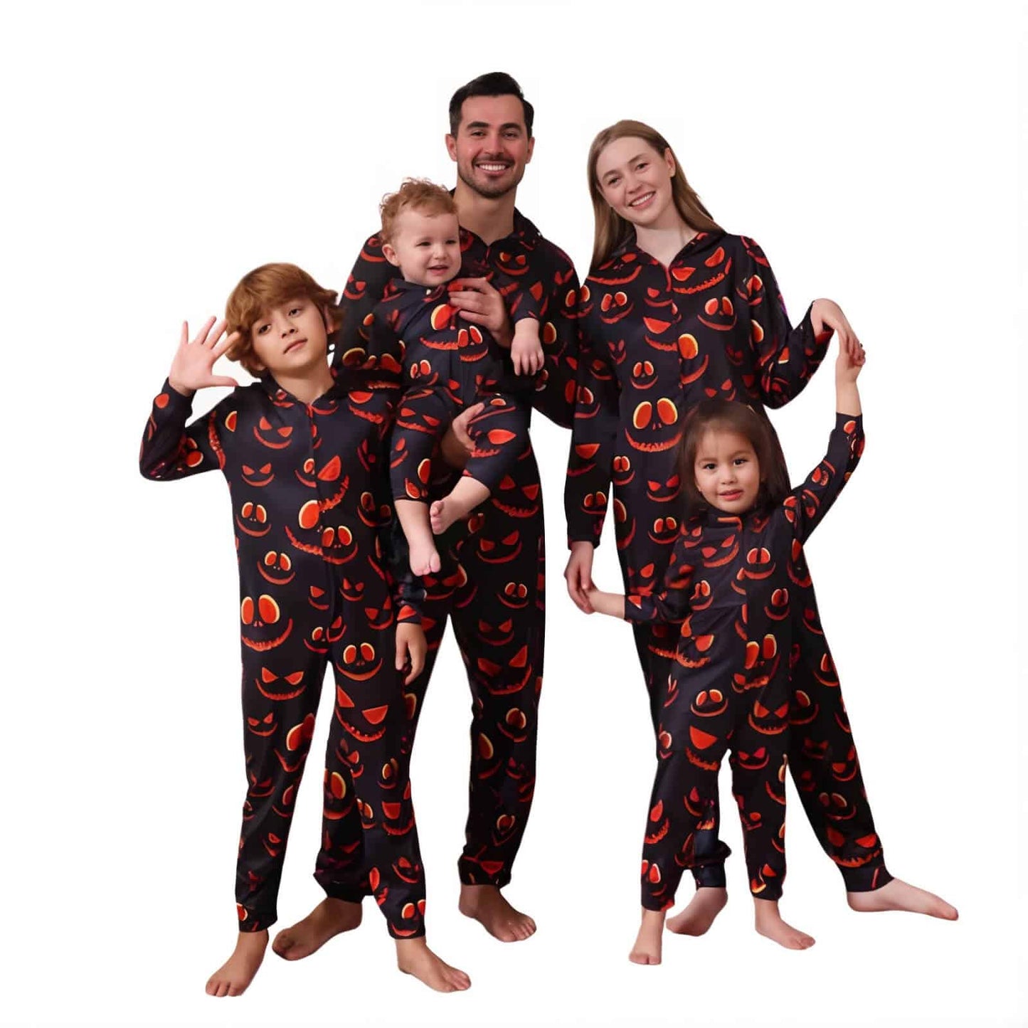 Halloween Pajamas Family Matching - Jack Pumpkin