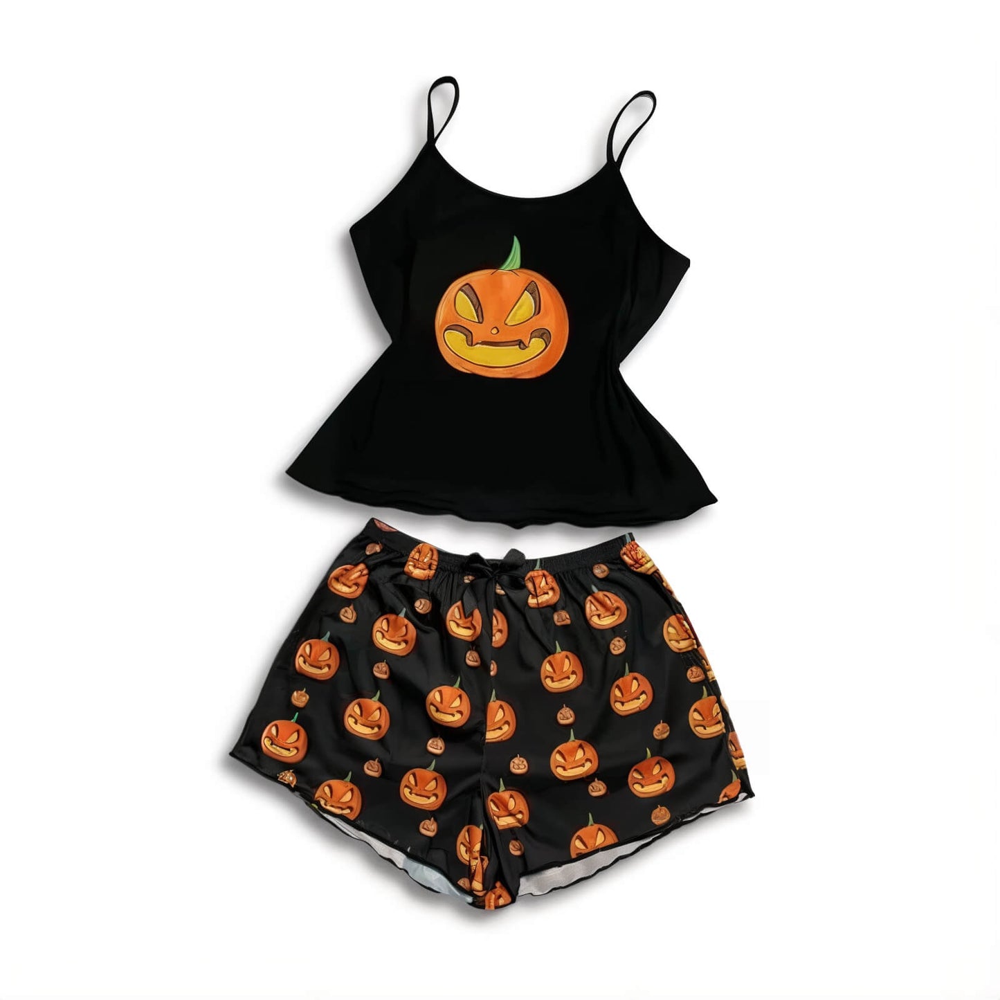 Halloween Pajamas With Tank Top - Jack Pumpkin