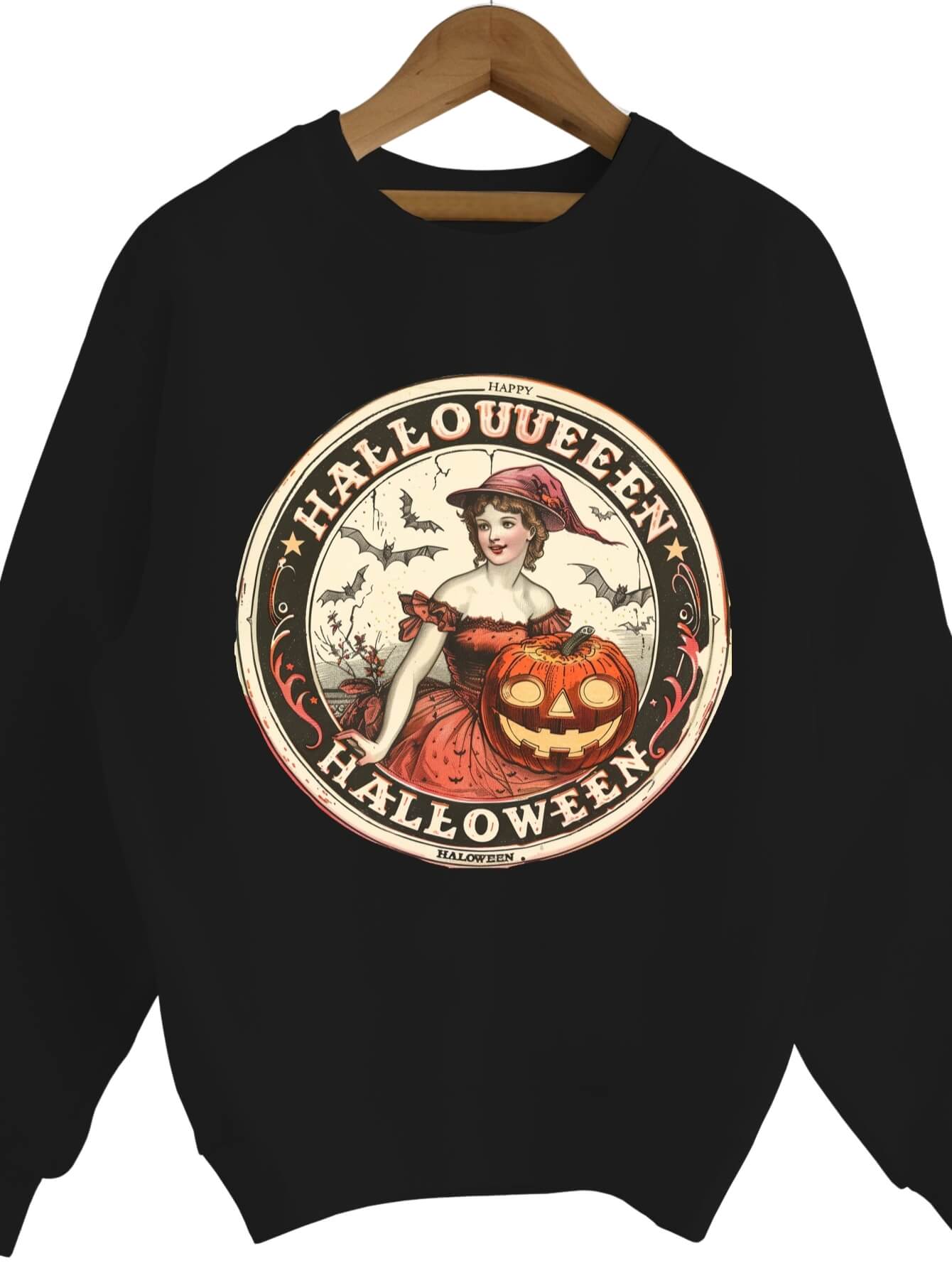 Halloween Sweatshirt Vintage - Jack Pumpkin