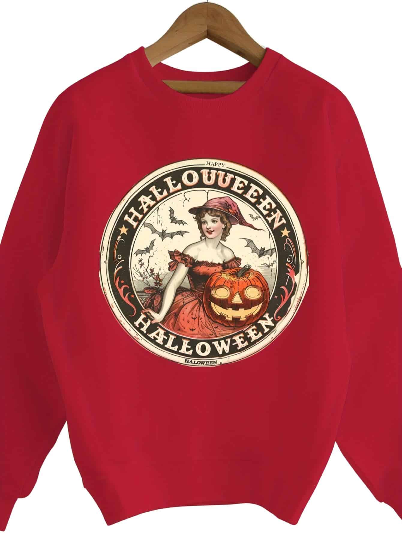 Halloween Sweatshirt Vintage - Jack Pumpkin