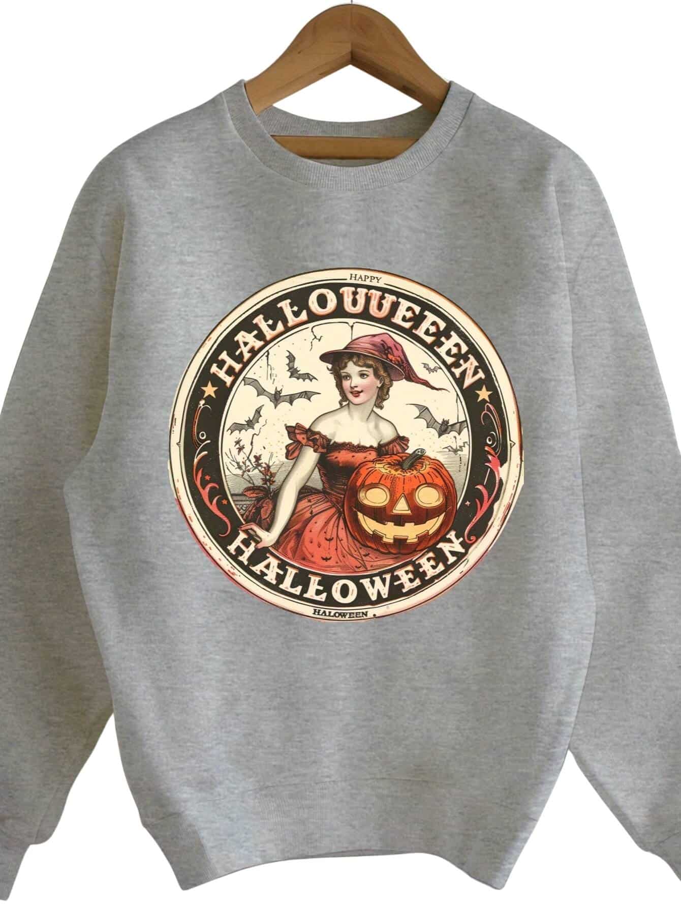 Halloween Sweatshirt Vintage - Jack Pumpkin