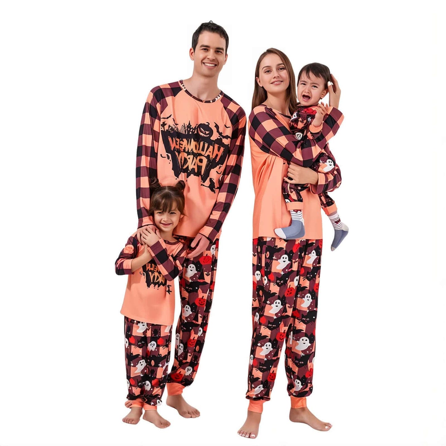 Matching Halloween Pajamas Family - Jack Pumpkin