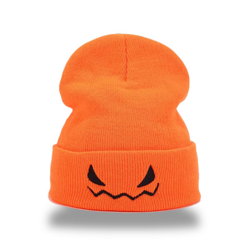 Orange Halloween Beanie