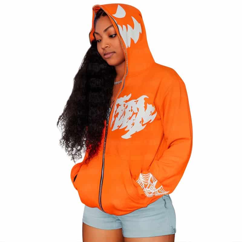 Orange Halloween Hoodie