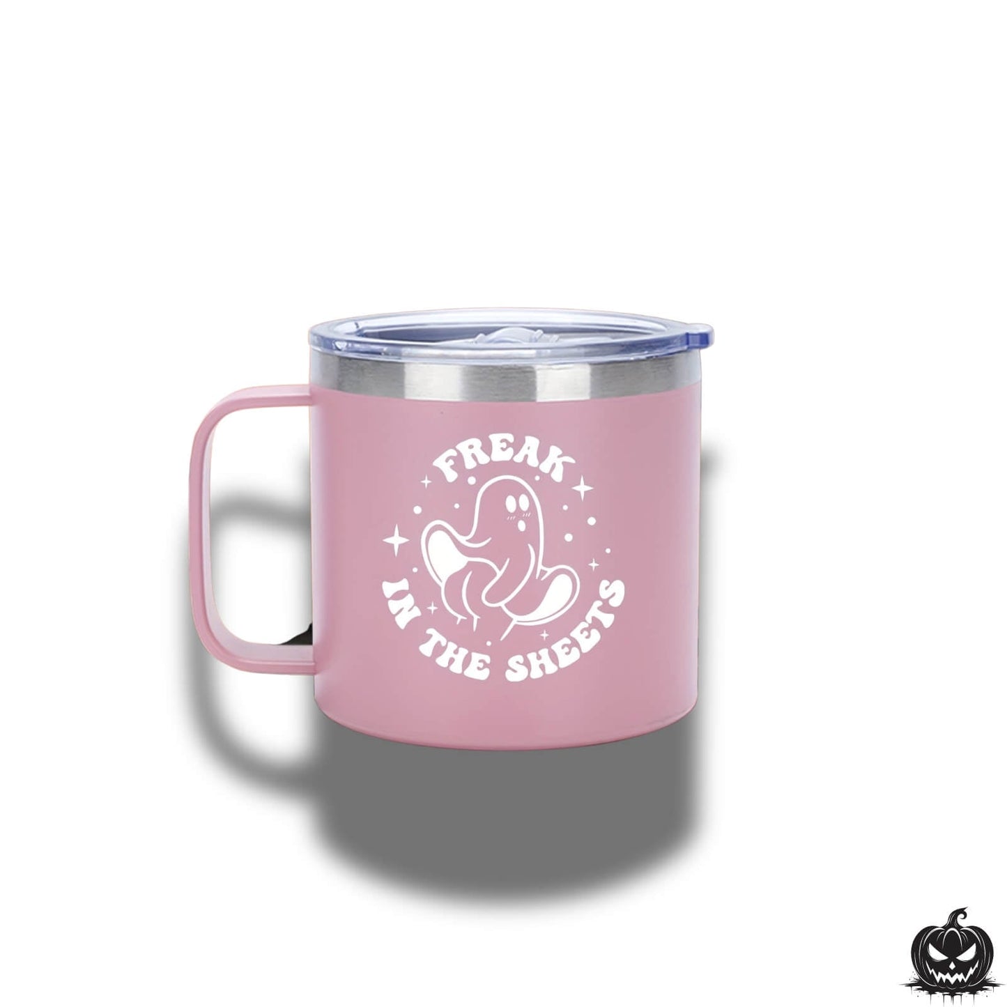 Pink Halloween Ghost Mug - Jack Pumpkin