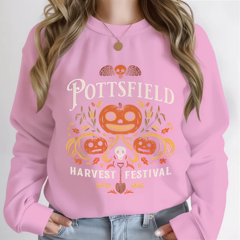 Pink Halloween Sweatshirt