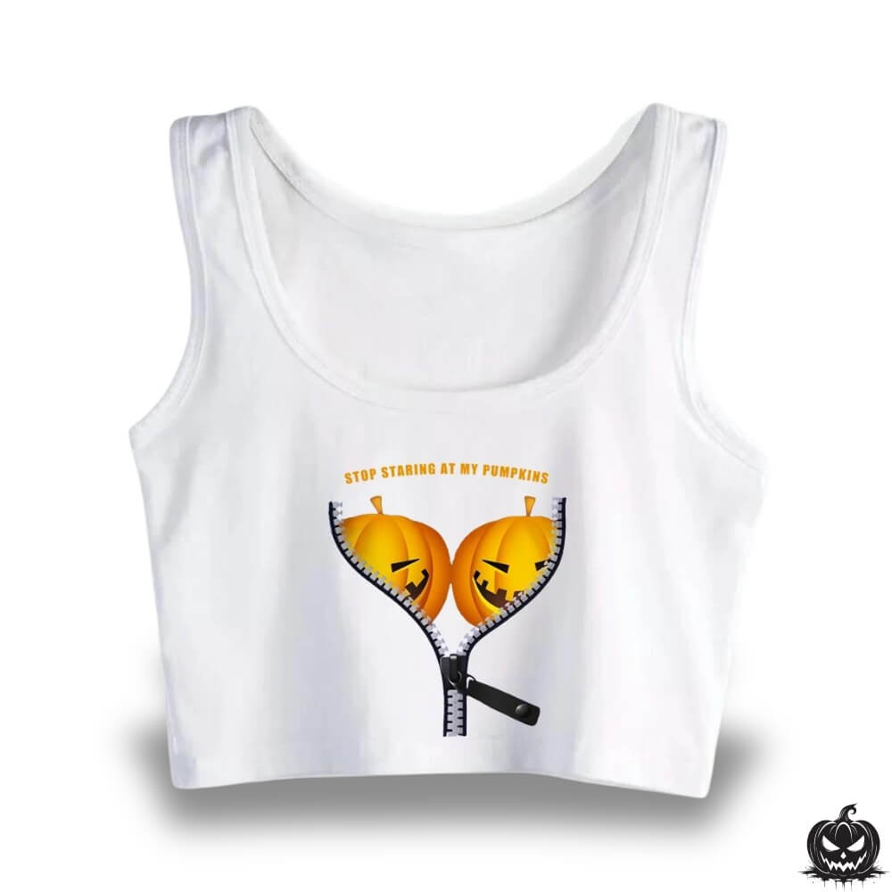 Pumpkin Crop Top Wow - Jack Pumpkin