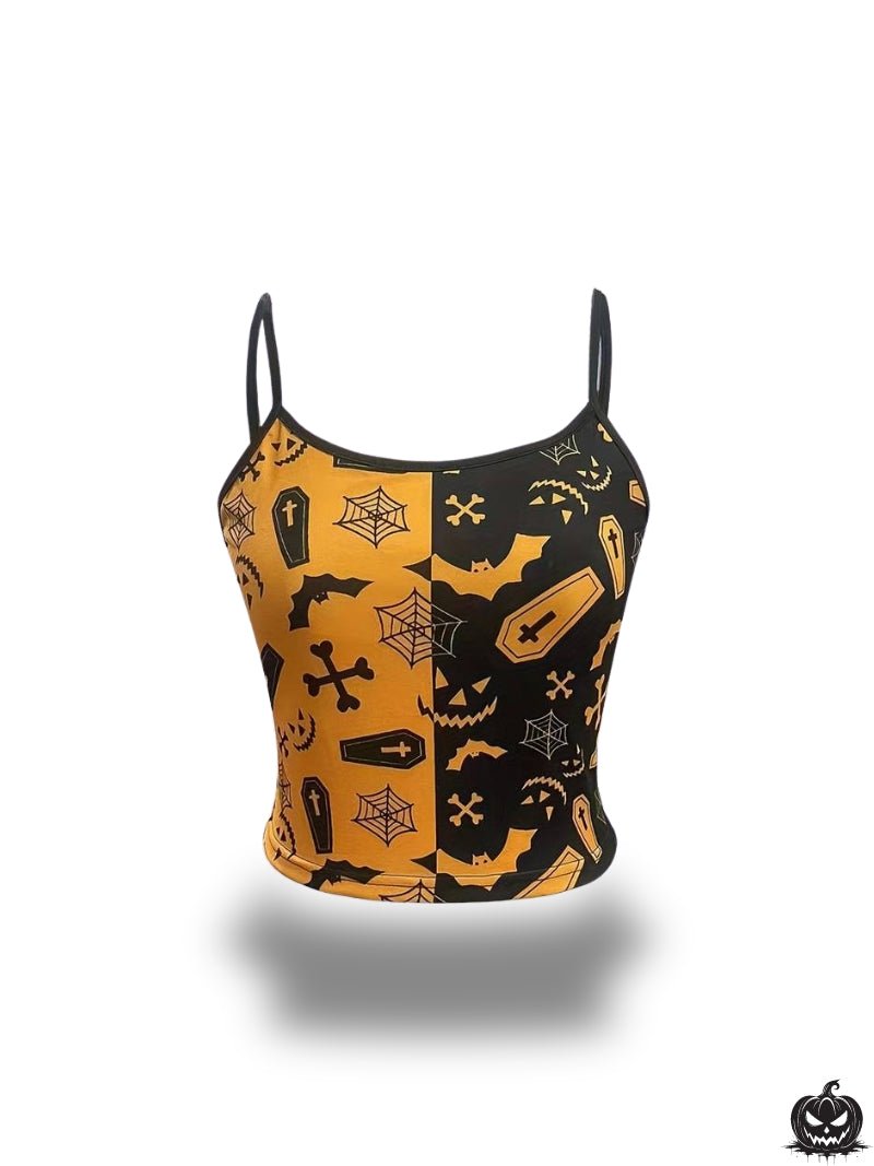 Pumpkin Spaghetti Strap Top - Jack Pumpkin