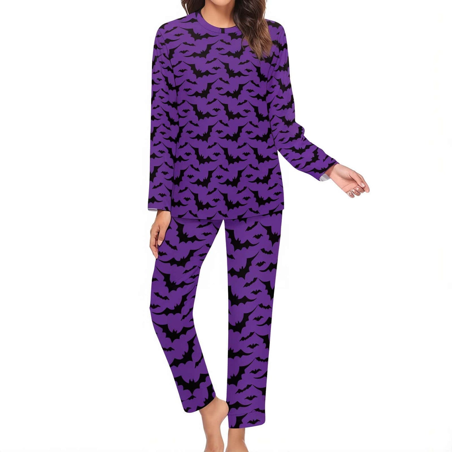 Purple Bat Pajamas - Jack Pumpkin