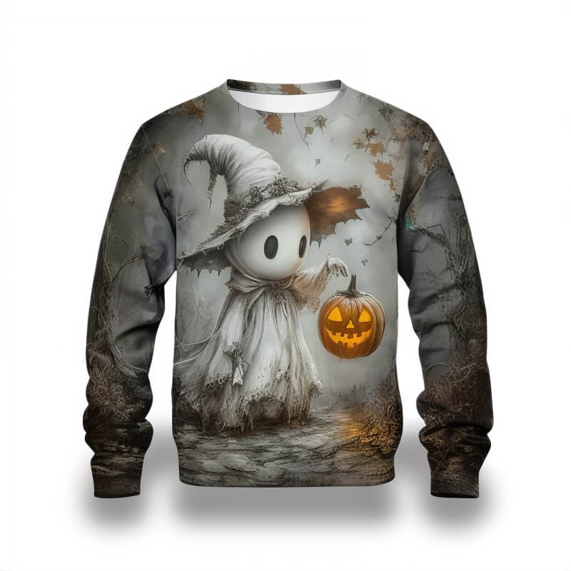 Sad Face Ghost Sweatshirt