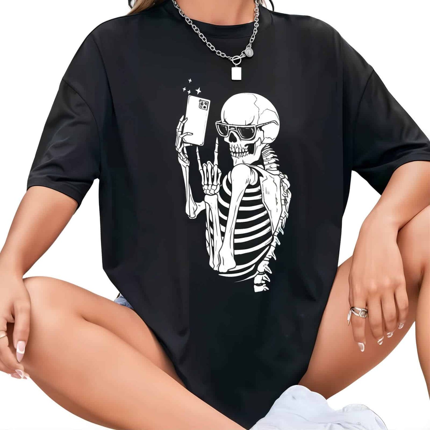 Skeleton Sleep Shirt - Jack Pumpkin