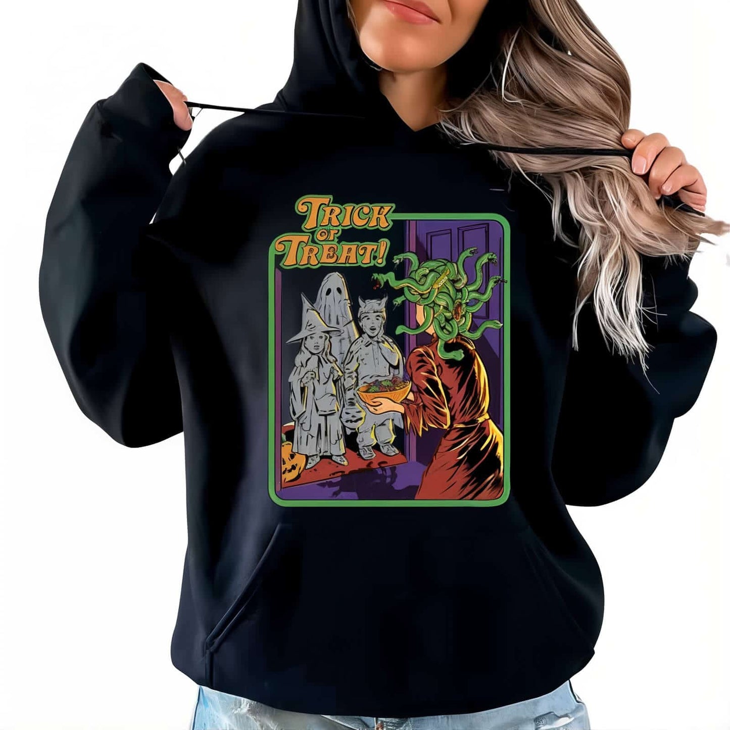 Vintage Halloween Hoodie - Jack Pumpkin
