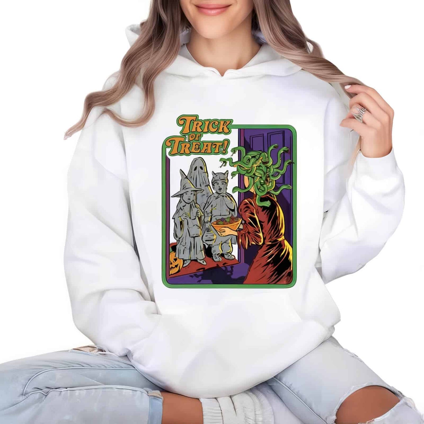Vintage Halloween Hoodie - Jack Pumpkin