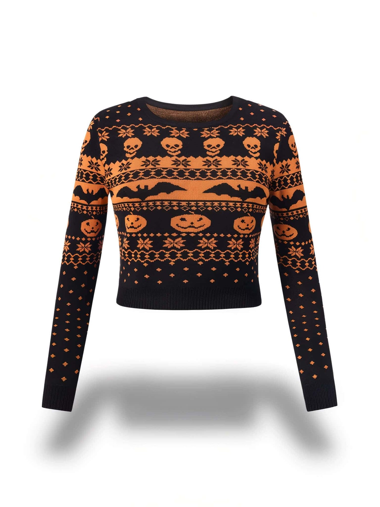 Woman Halloween Sweater - Jack Pumpkin