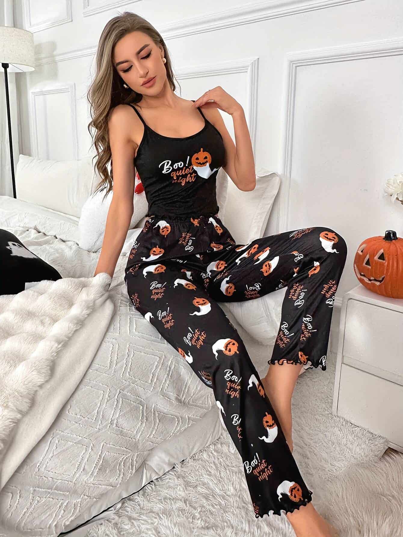 Halloween Pajamas For Women - Jack Pumpkin
