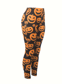 Thumbnail for Halloween Leggings Womens