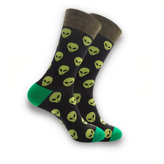 Alien Socks (cotton) - Jack Pumpkin