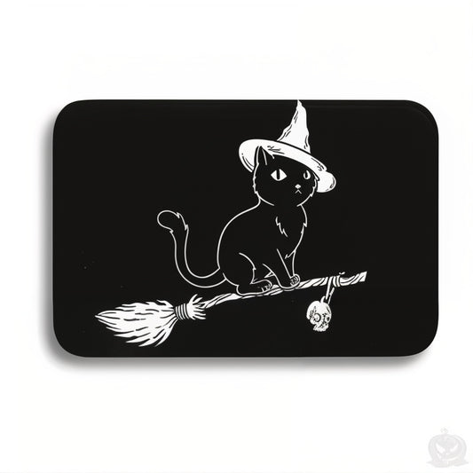 Black Cat Halloween Rug