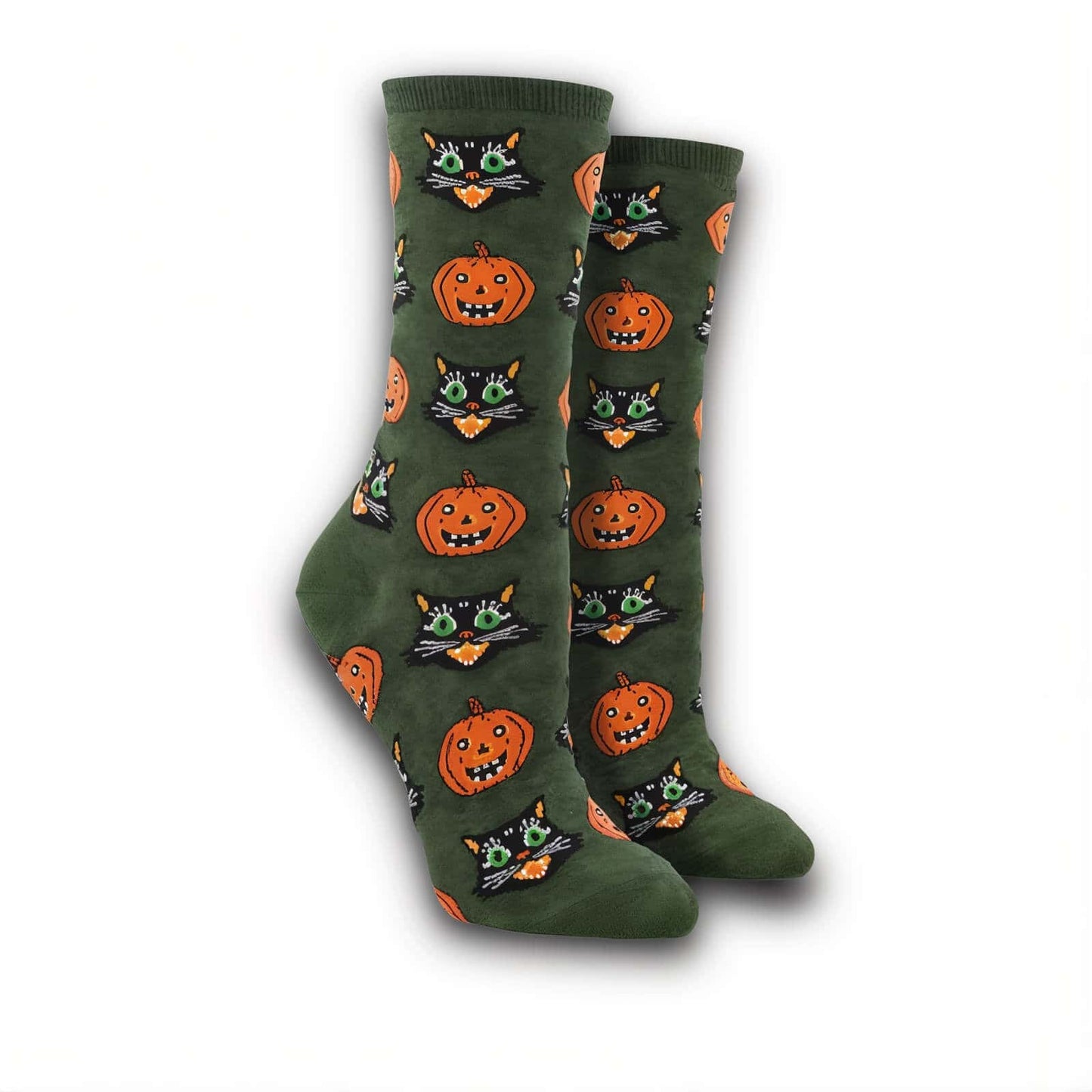 Cat Pumpkin Socks - Jack Pumpkin