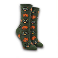 Thumbnail for Cat Pumpkin Socks - Jack Pumpkin