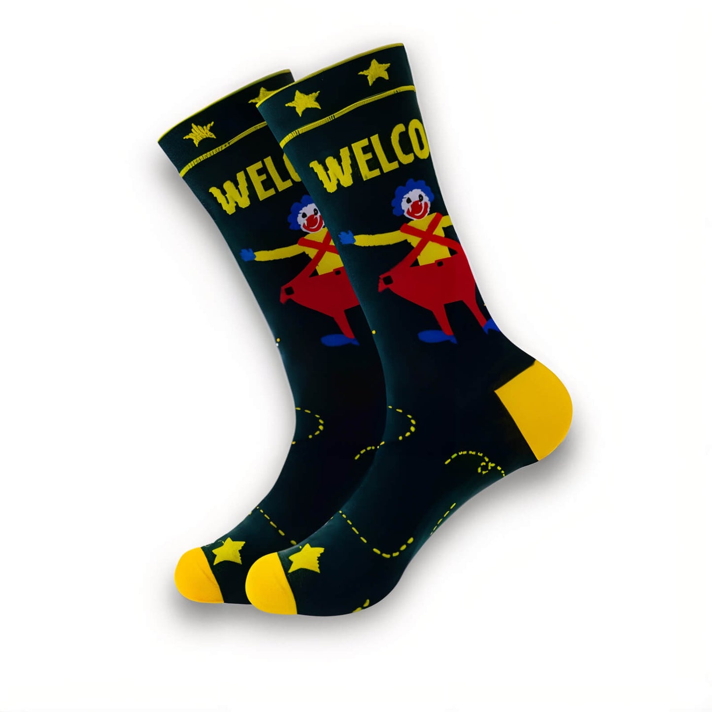 Clown Halloween Socks (cotton) - Jack Pumpkin