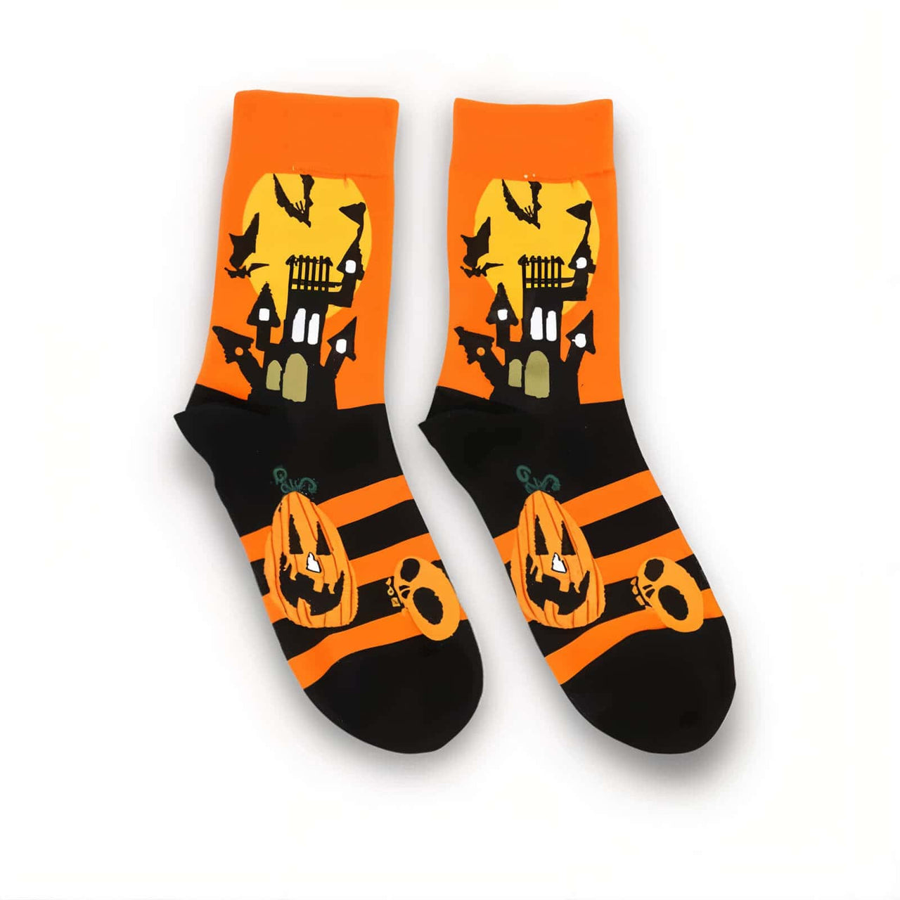 Cozy Halloween Socks - Jack Pumpkin