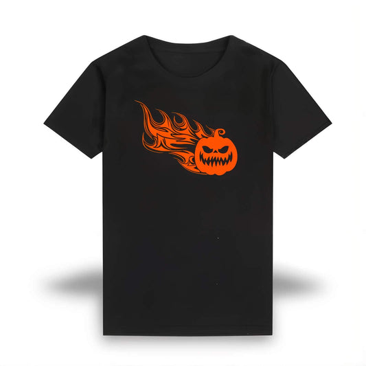 Flaming Jack O Lantern Shirt - Jack Pumpkin