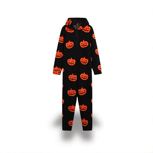 Fuzzy Halloween Onesies - Jack Pumpkin