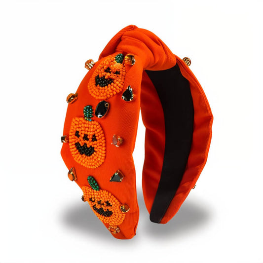 Girls Pumpkin Headband