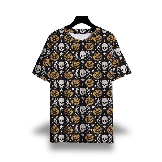 Gold Pumpkin Halloween Shirt - Jack Pumpkin