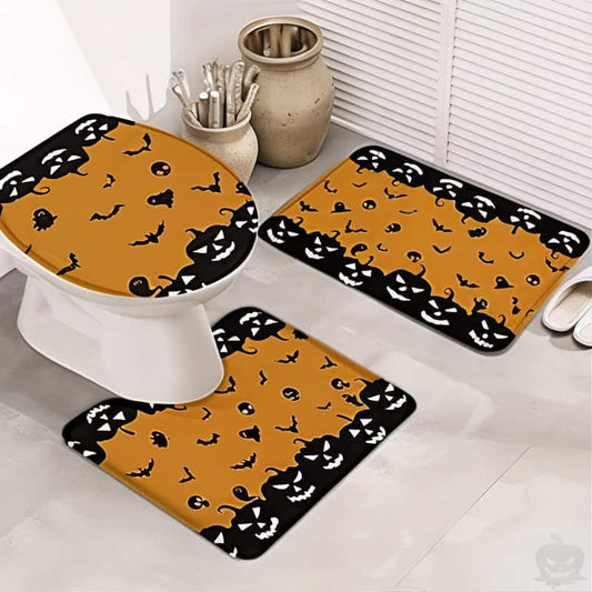 Halloween Bathroom Rug Sets