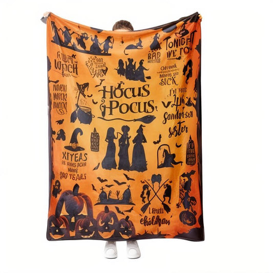 Halloween Blanket Hocus Pocus - Jack Pumpkin
