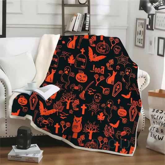 Halloween Blanket Scary - Jack Pumpkin